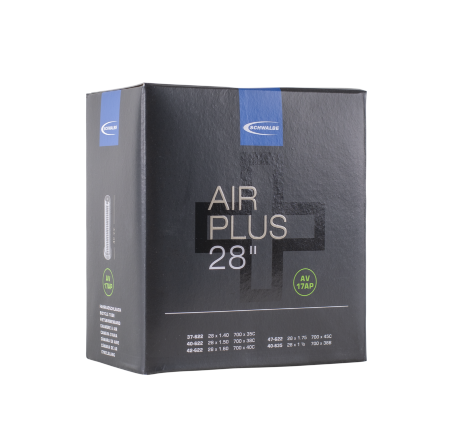 SCHWALBE AIR PLUS TUBE ITEM 17AP (28")